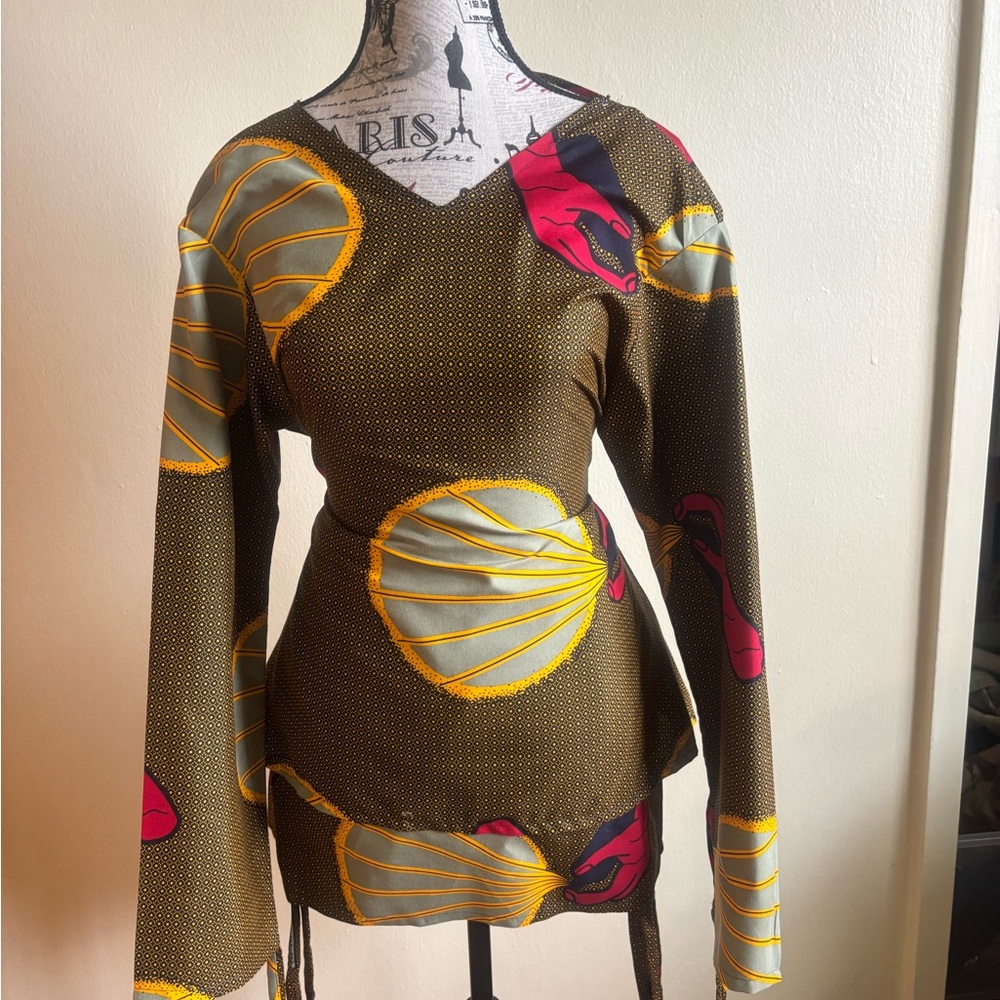 AFRICAN MINI SKIRT SET